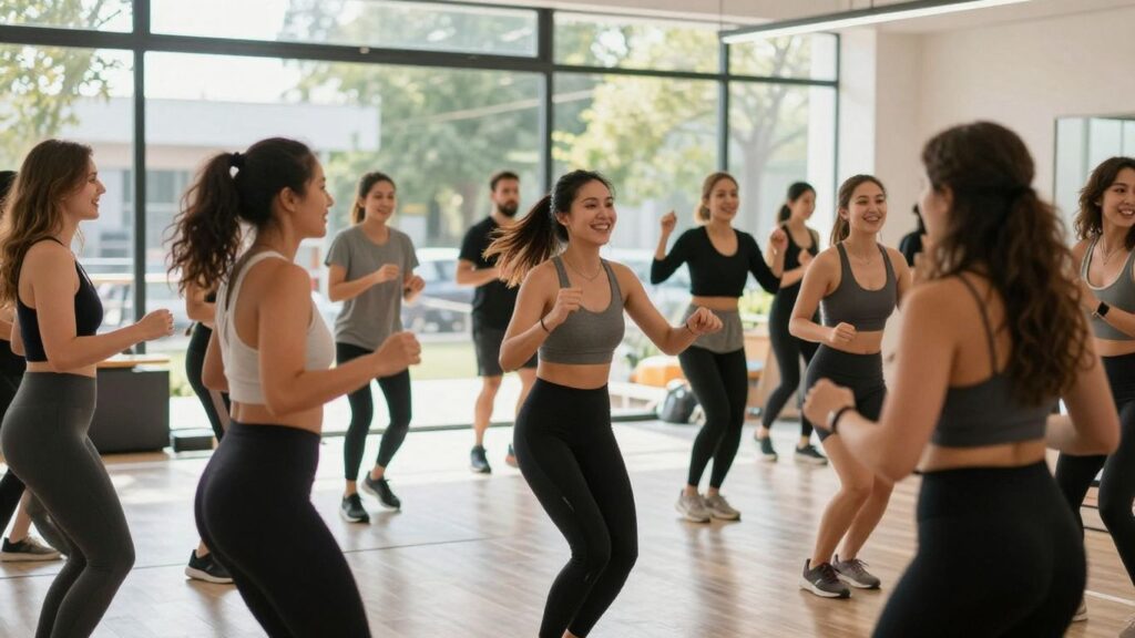 People enjoying a healthy and active lifestyle.